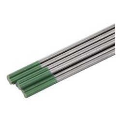 ELETRODO TUNGSTENIO 3,25 1/8" X 6 PURO - VERDE