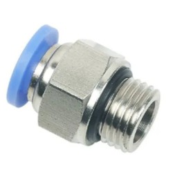 CONEXÃO PNEUMÁTICA RETA MACHO 1/4 BSP X 4MM