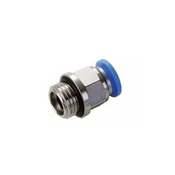 CONEXÃO PNEUMÁTICA RETA MACHO 1/8 BSP X 6MM