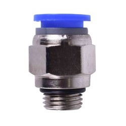 CONEXÃO PNEUMÁTICA RETA MACHO 1/4 BSP X 6MM