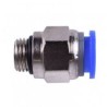 CONEXÃO PNEUMÁTICA RETA MACHO 1/4 BSP X 6MM