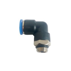 CONEXÃO PNEUMÁTICA COTOVELO MACHO 1/4 BSP X 10MM