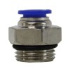 CONEXÃO PNEUMÁTICA RETA MACHO 1/2 BSP X 12MM