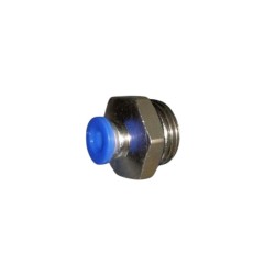 CONEXÃO PNEUMÁTICA RETA MACHO 1/2 BSP X 6MM