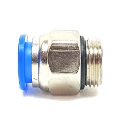 CONEXÃO PNEUMÁTICA RETA MACHO 1/8 BSP X 12MM