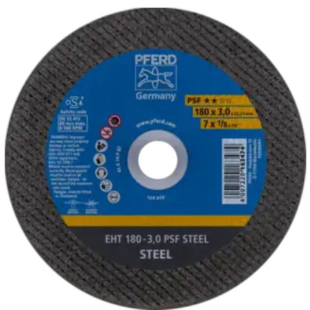 DISCO DE CORTE EHT 180-3,0-22,23 MM  PSF STEEL