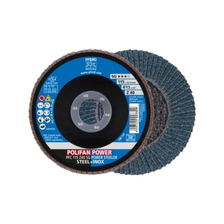 DISCO POLIFAN PFC 115-22,23 MM Z 40 SG POWER TRIM STEELOX