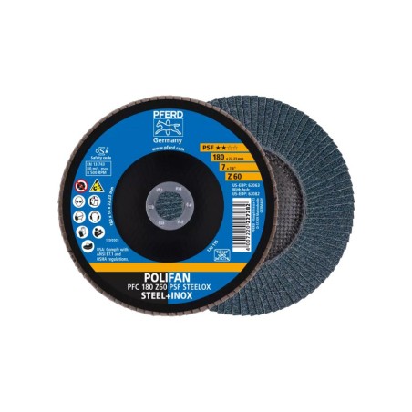 DISCO POLIFAN PFC 180-22,23 MM CÔNICO Z60 LINHA PSF STEELOX